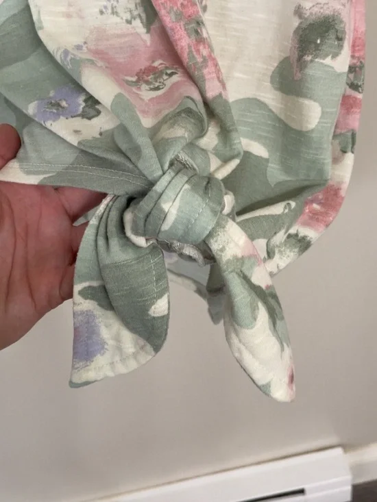 Floral camo short sleeved top - Picture 4 of 6